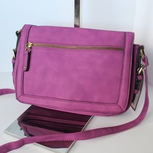Large Purple Crossbody